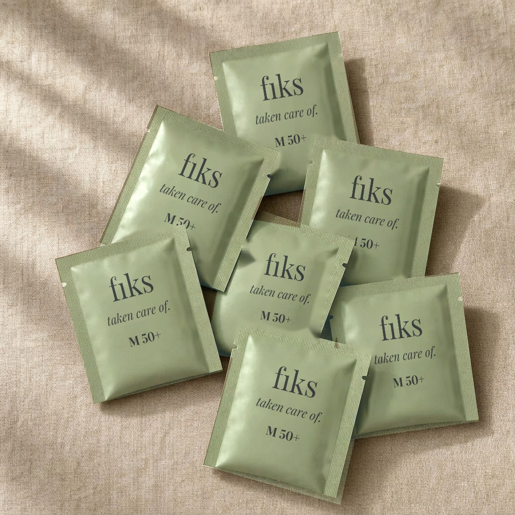 Earthy khaki Fiks pouch for Male 50+